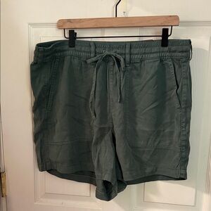 Green Drawstring Shorts